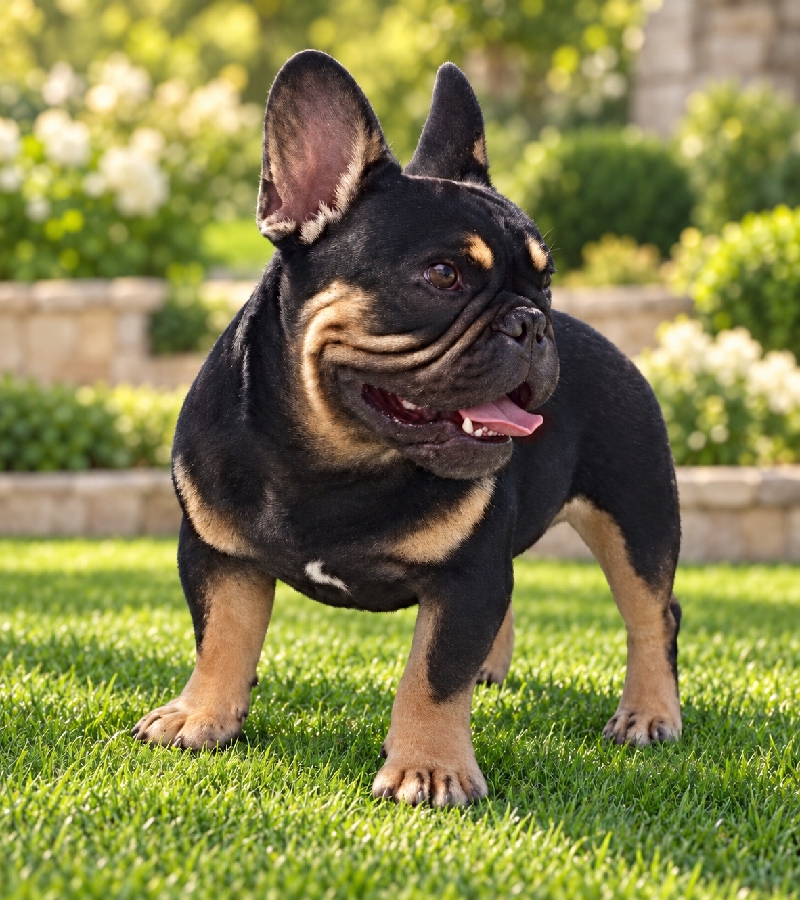 Mâle Bouledogue Français Black Tan orange 
